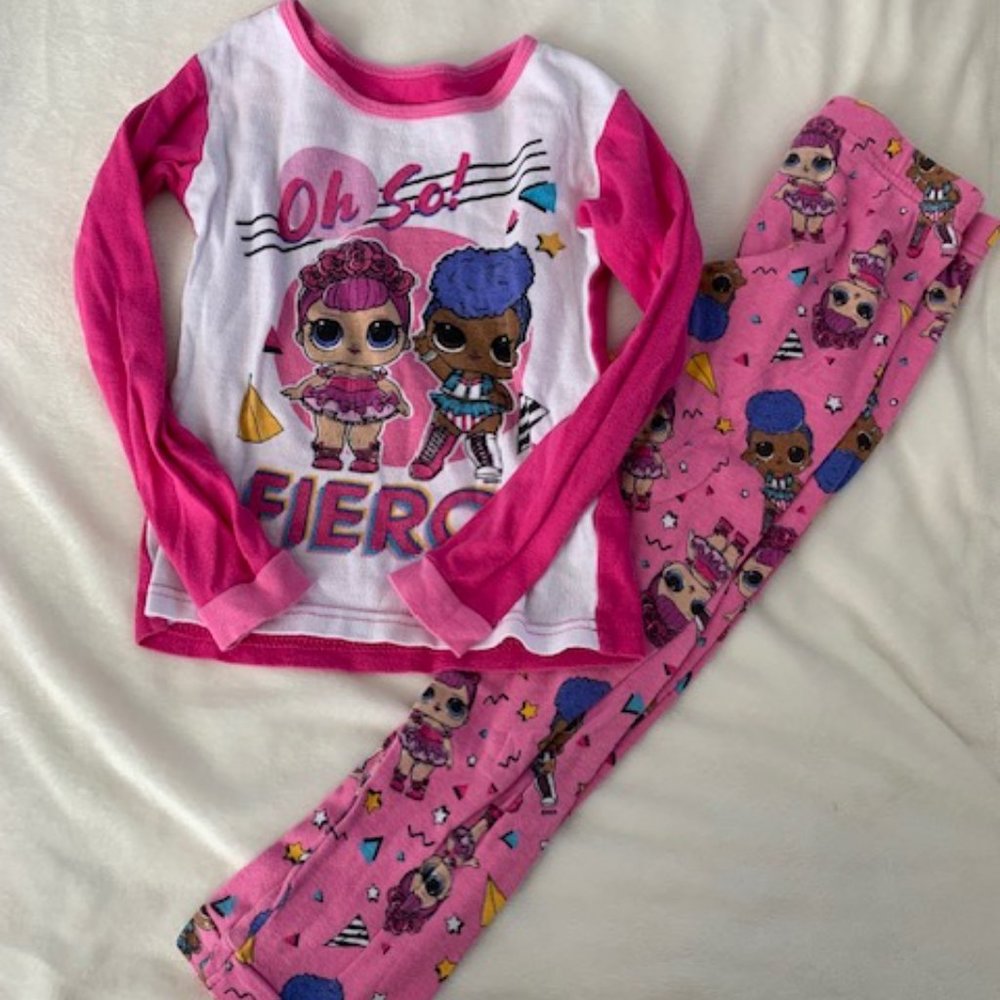 Girls size 6 bundle of 4 pajama sets - Picture 10 of 16